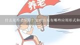 什么是养老保险？它在山东有哪些应用形式和政策支持措施？