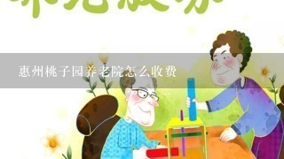 惠州桃子园养老院怎么收费