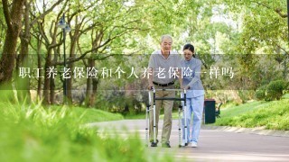 职工养老保险和个人养老保险一样吗