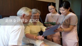 退休金计算公式2023