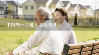 中国哪一年进入老龄化社会