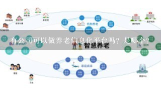 有公司可以做养老信息化平台吗？是哪个？