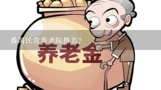 番禺民营养老院排名？