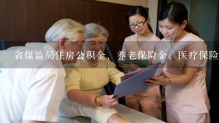 省煤监局住房公积金、养老保险金、医疗保险的具体有多少，能举个例子吗，