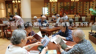 中国养老金发展报告2019:社保经办服务体系改革