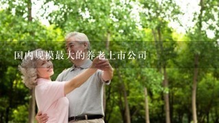 国内规模最大的养老上市公司