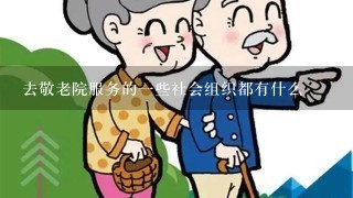 去敬老院服务的1些社会组织都有什么