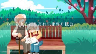 方一养老公司是否有职业晋升机会