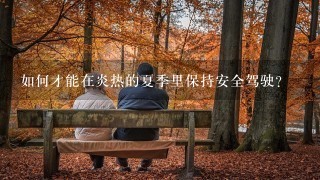 如何才能在炎热的夏季里保持安全驾驶?