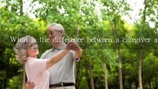 What is the difference between a caregiver and a therapist?